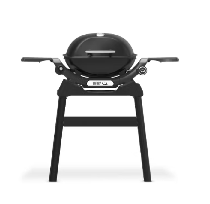 Weber Q 1200N Gasgrill mit Seitentischen und kompaktem Stand, 1501083